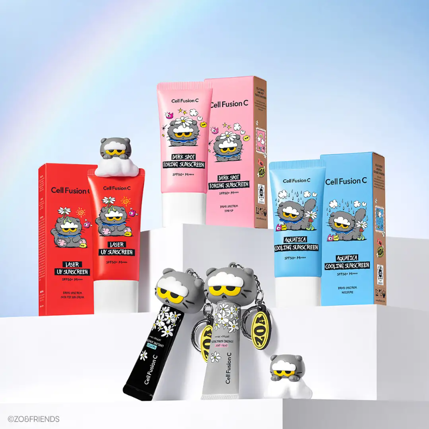 「ZO&FRIENDS(ジョアンフレンズ)が提案する、今日のUV対策!」Cell Fusion CからZO&FRIENDSコラボ企画セット発売!