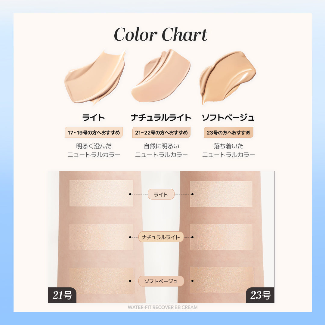 ウォーターフィットリカバー BBクリーム 30ml